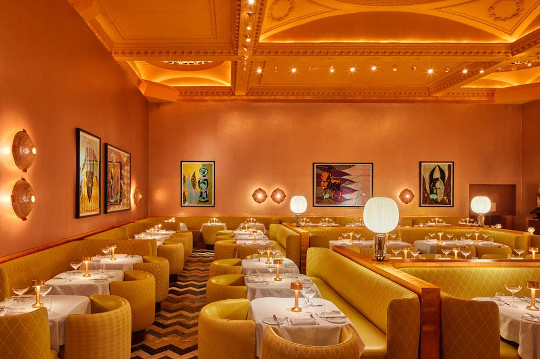 Two major international artists turn London restaurant into a work of art