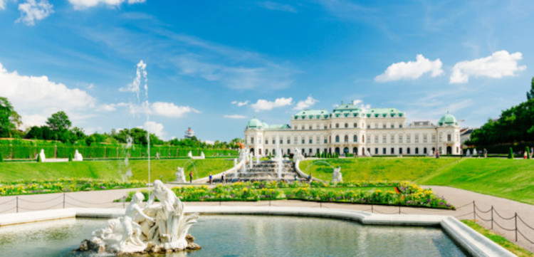 Schloss Belvedere. Kredit Wien PASS. Foto: Bernhard Luck