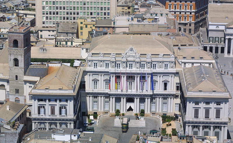Veduta aerea. Foto: Palazzo Ducale