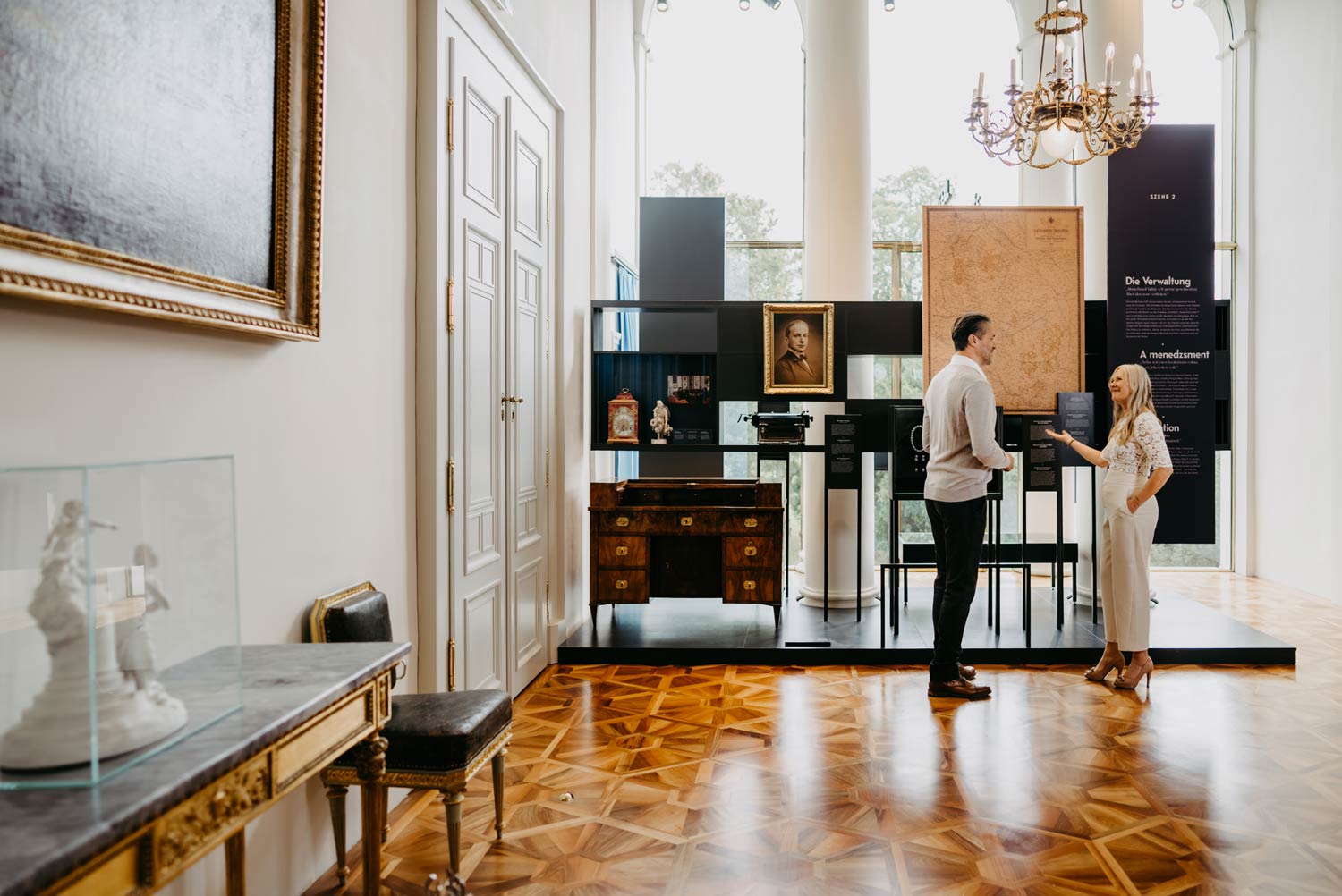 Interni di Palazzo Esterházy. Foto di Thomas Schmid Interni di Palazzo Esterházy. Foto di Thomas Schmid