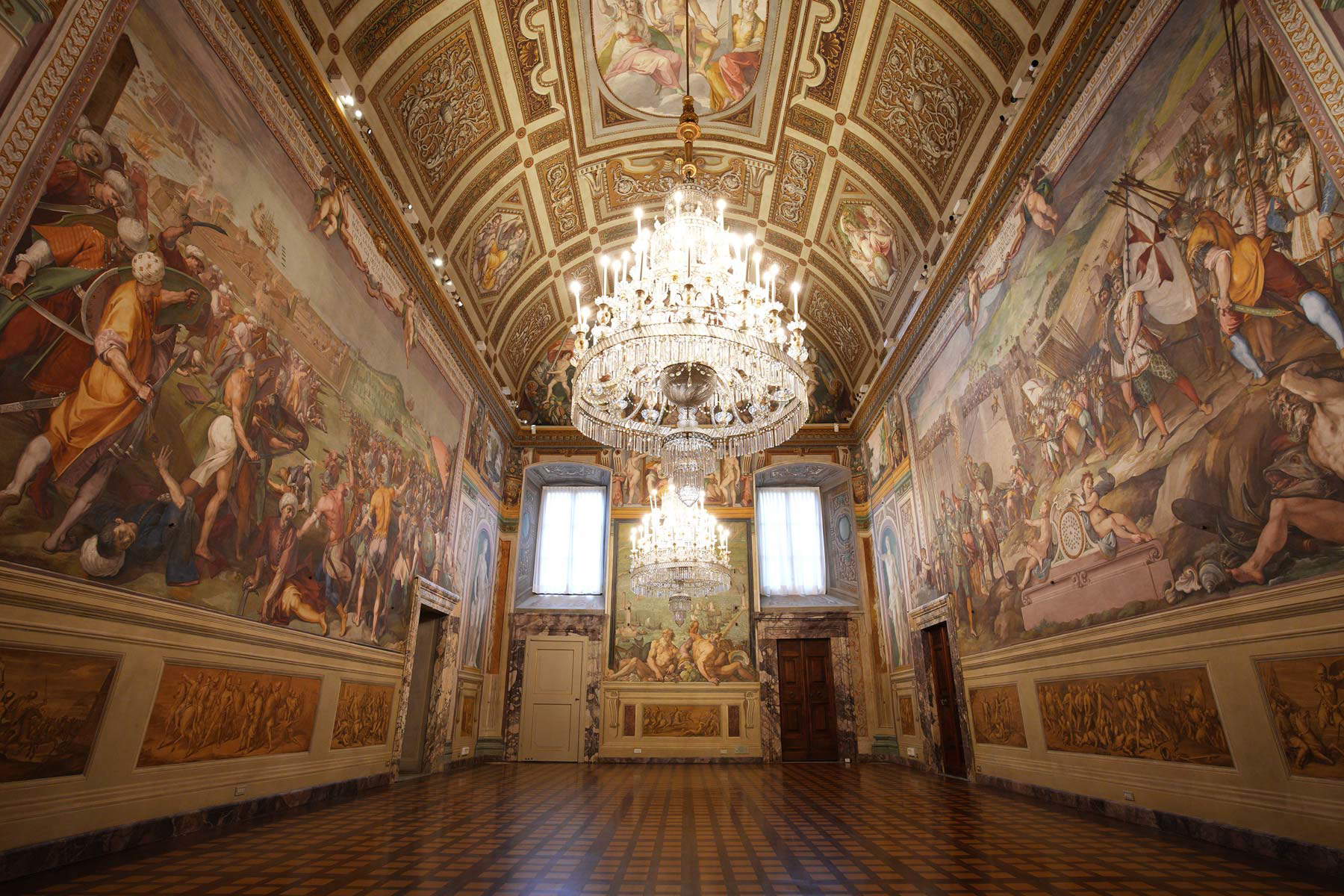 Palazzo Pitti, die kostbare Sala di Bona ist wieder für das Publikum geöffnet