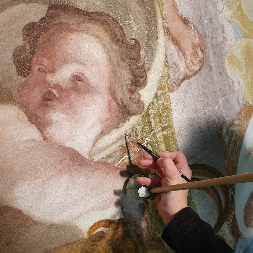 La restauration du Palazzo Rosso
