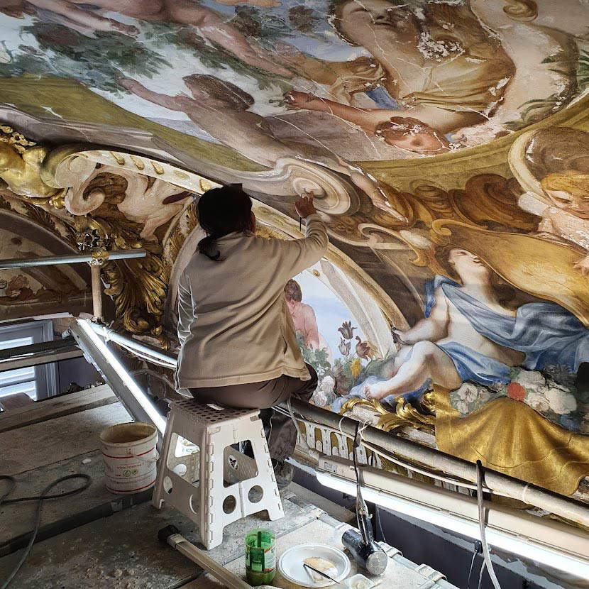 La restauration du Palazzo Rosso
