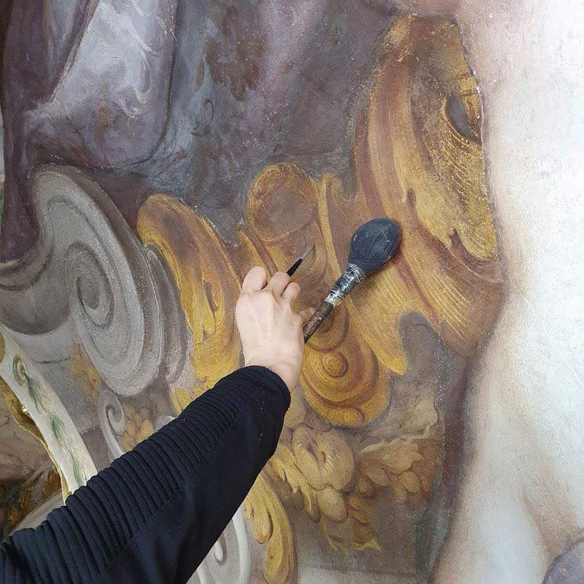 La restauration du Palazzo Rosso