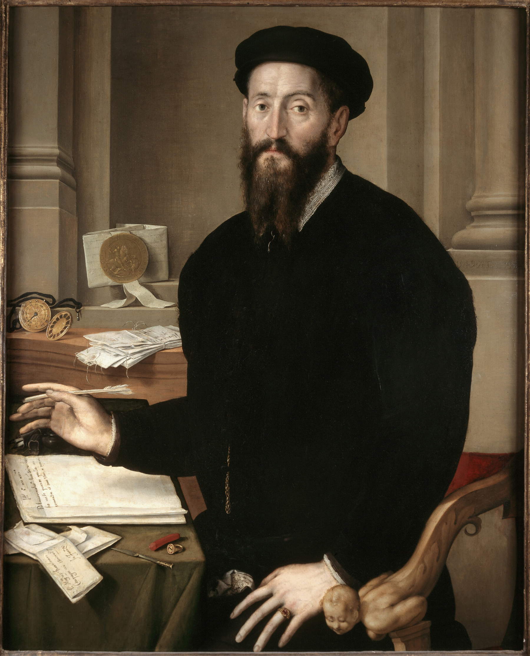 Pier Francesco Foschi, Retrato de Bartolomeo Compagni (1549; óleo sobre tabla, 102,9 x 82,6 cm; Jacksonville, Cummer Museum of Art & Gardens) Pier Francesco Foschi, Retrato de Bartolomeo Compagni (1549; óleo sobre tabla, 102,9 x 82,6 cm; Jacksonville, Cummer Museum of Art & Gardens)