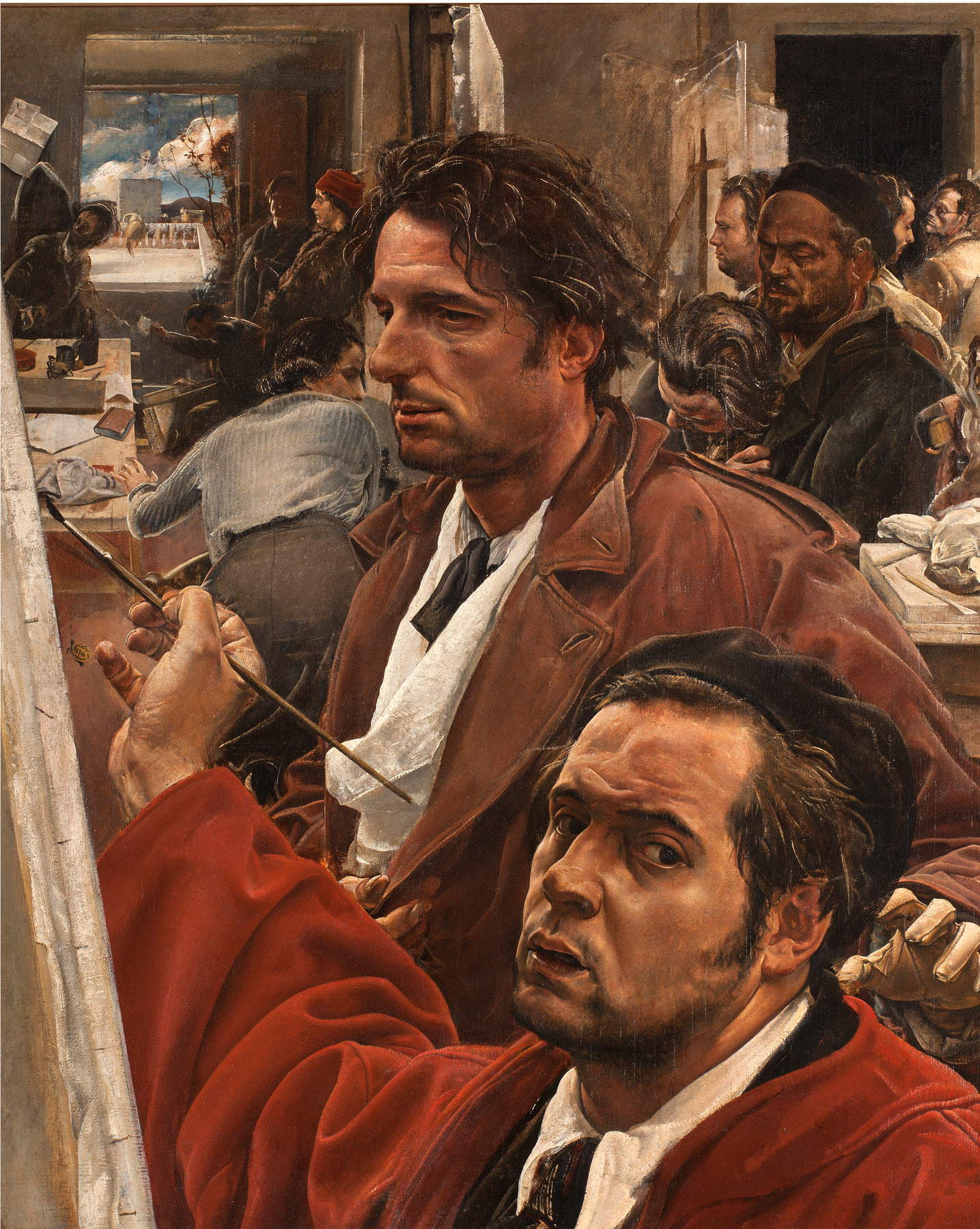 Pietro Annigoni, Selbstporträt (1936; Mailand, Museo del Novecento) Pietro Annigoni, Selbstporträt (1936; Mailand, Museo del Novecento)