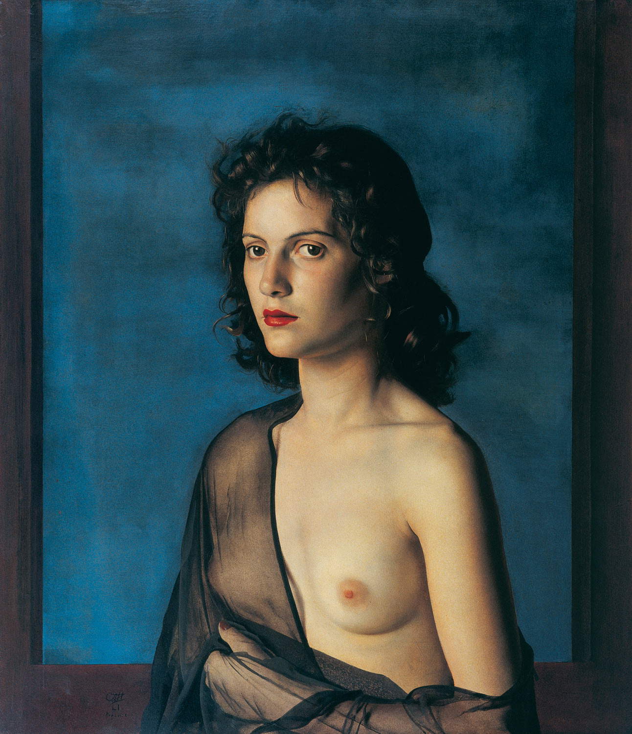 Pietro Annigoni, La Bella Italiana (1951; Mailand, Privatsammlung) Pietro Annigoni, La Bella Italiana (1951; Mailand, Privatsammlung)