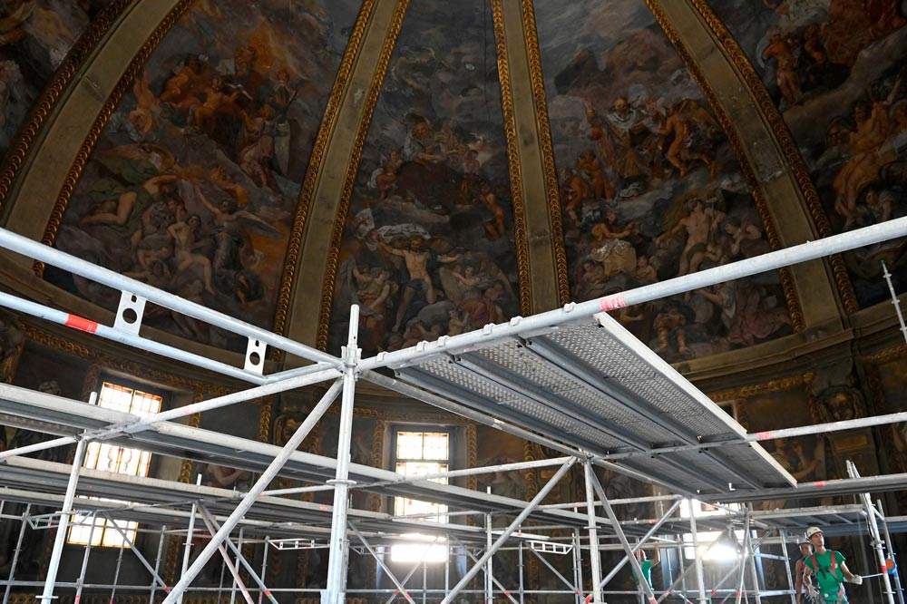 Milan, début des travaux de restauration des fresques du temple civique de San Sebastiano