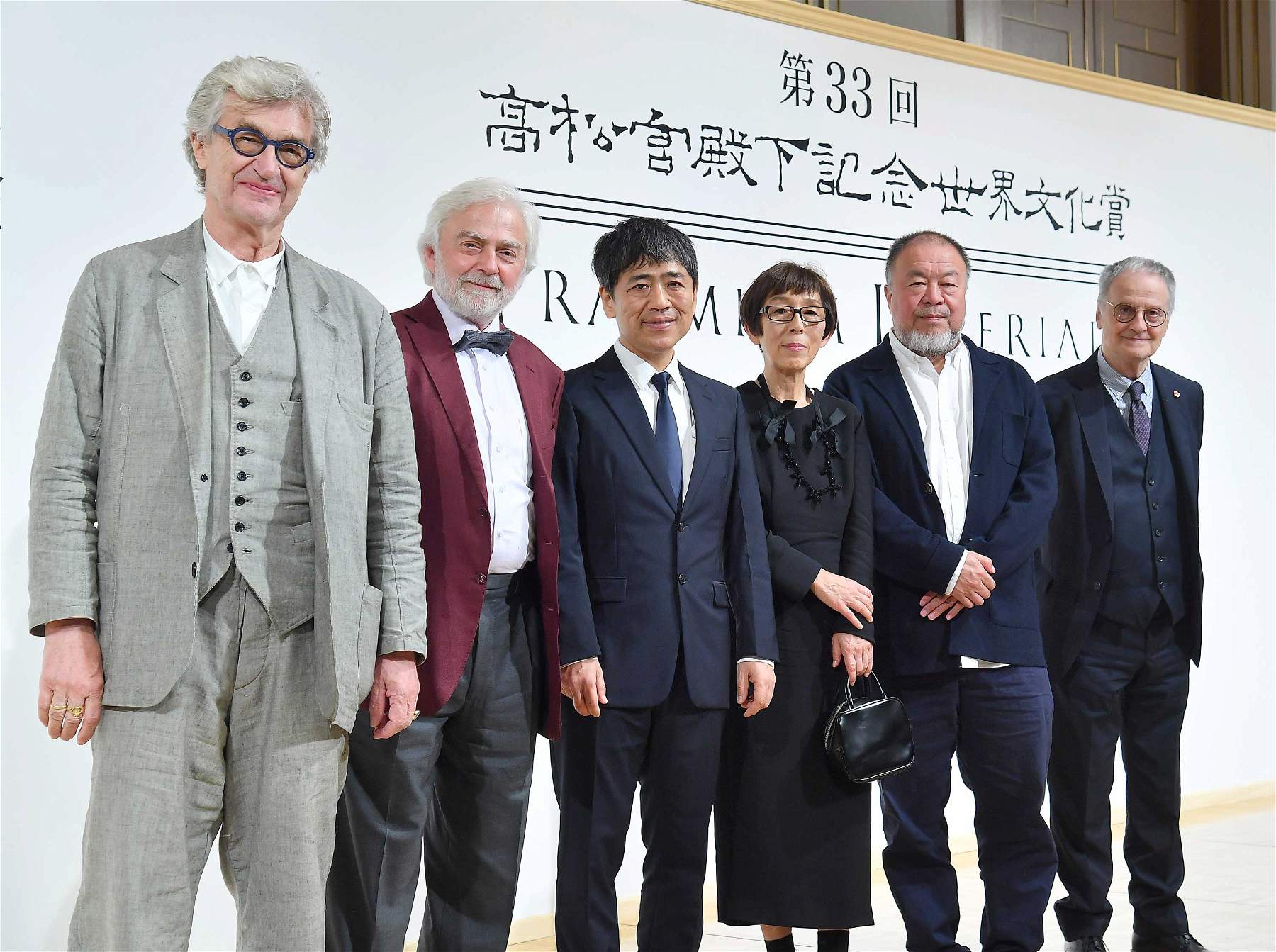 Awarded the Praemium Imperiale 2022. Among the winners are Ai Weiwei, Giulio Paolini and Wim Wenders