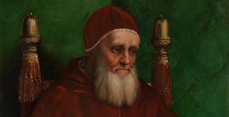 An exhibition in Bologna on Julius II and Raphael with a portrait of the pope on loan from London
