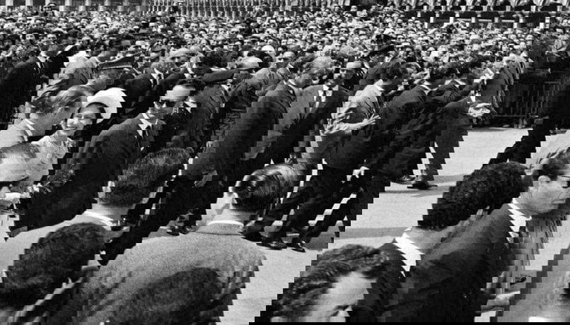 Elisabetta II in Piazza San Marco a Venezia