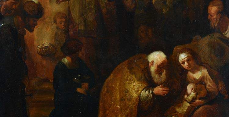 Rembrandt's rediscovered Adoration of the Magi goes on display in Florence for the first time