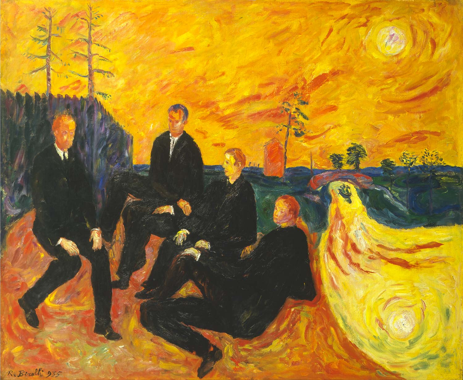 Renato Birolli, Los poetas (1935; óleo sobre lienzo, 90 × 108 cm; Collezione Giuseppe Iannaccone) Renato Birolli, Los poetas (1935; óleo sobre lienzo, 90 × 108 cm; Collezione Giuseppe Iannaccone)