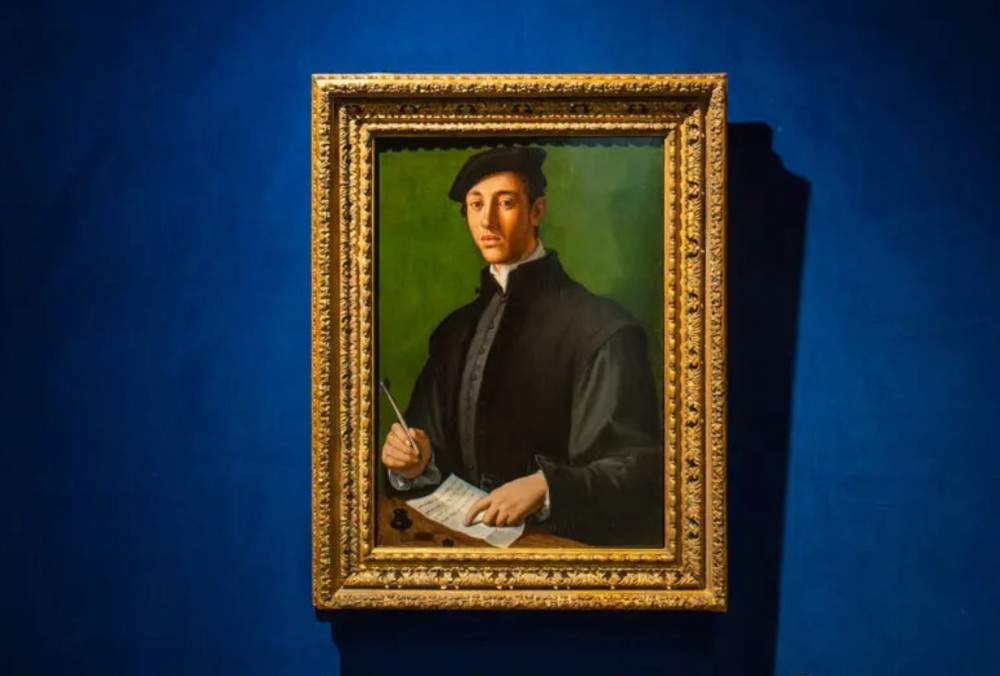 Sotheby's, auctioning a Portrait attributed to Bronzino. The painting belonged to a Jewish collector