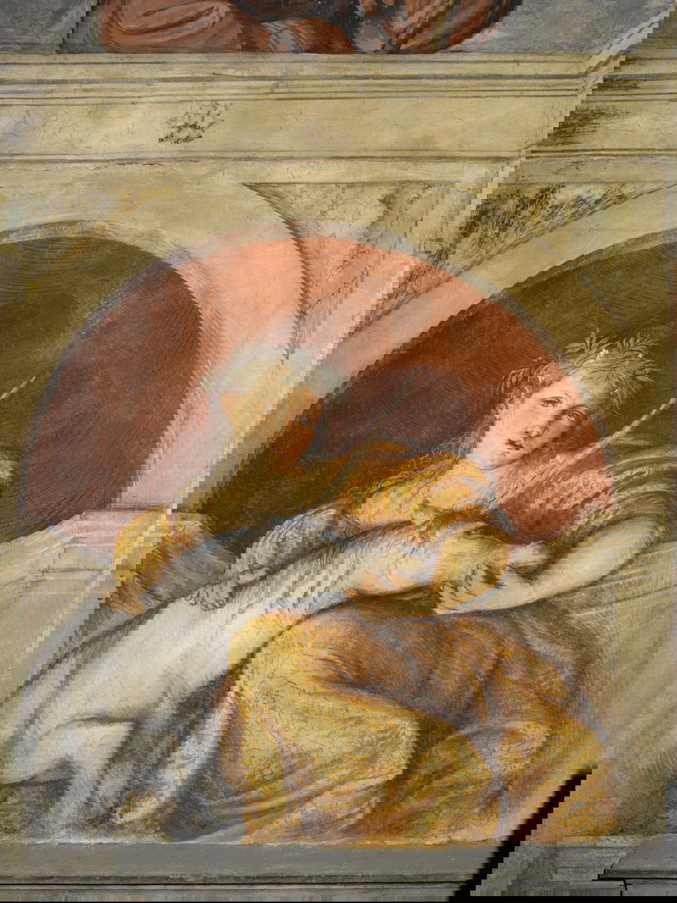 Romanino, Dama con l'unicorno (1531-1532; affresco; Trento, Castello del Buonconsiglio) Romanino, Dama con l'unicorno (1531-1532; affresco; Trento, Castello del Buonconsiglio)
