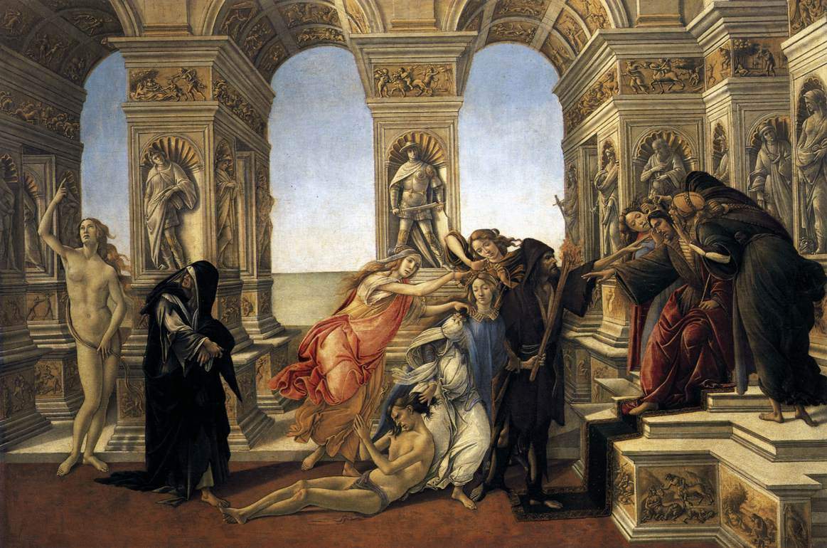 Un nuovo studio sulla Calunnia di Botticelli fa emergere interessanti novità sul capolavoro