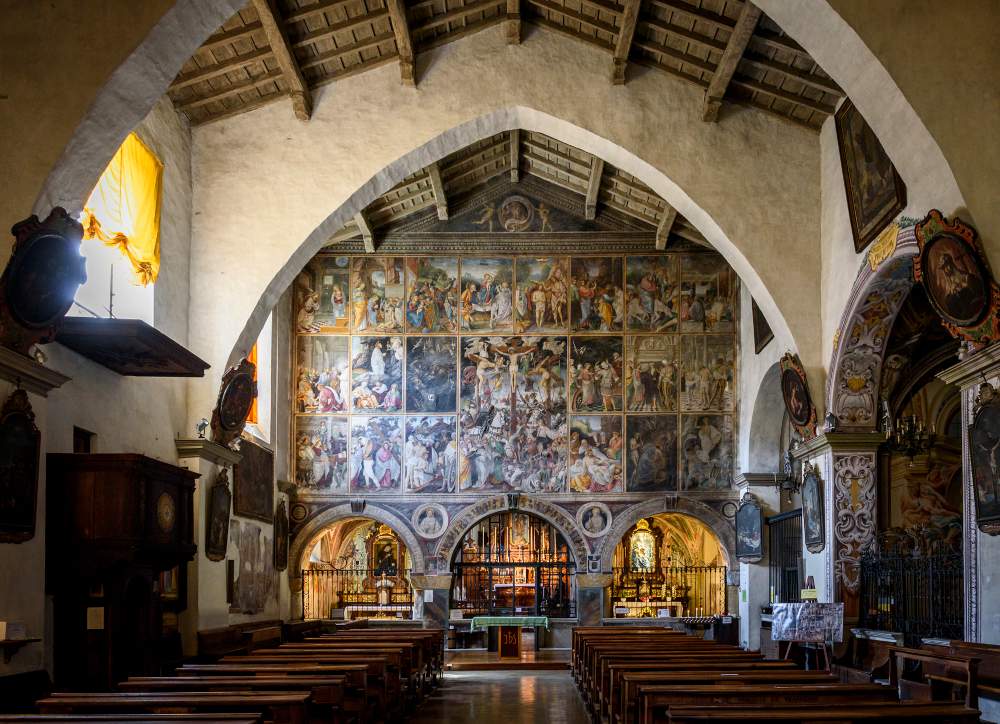Fünf Kirchen von Varallo mit Meisterwerken von Gaudenzio Ferrari zu besichtigen 