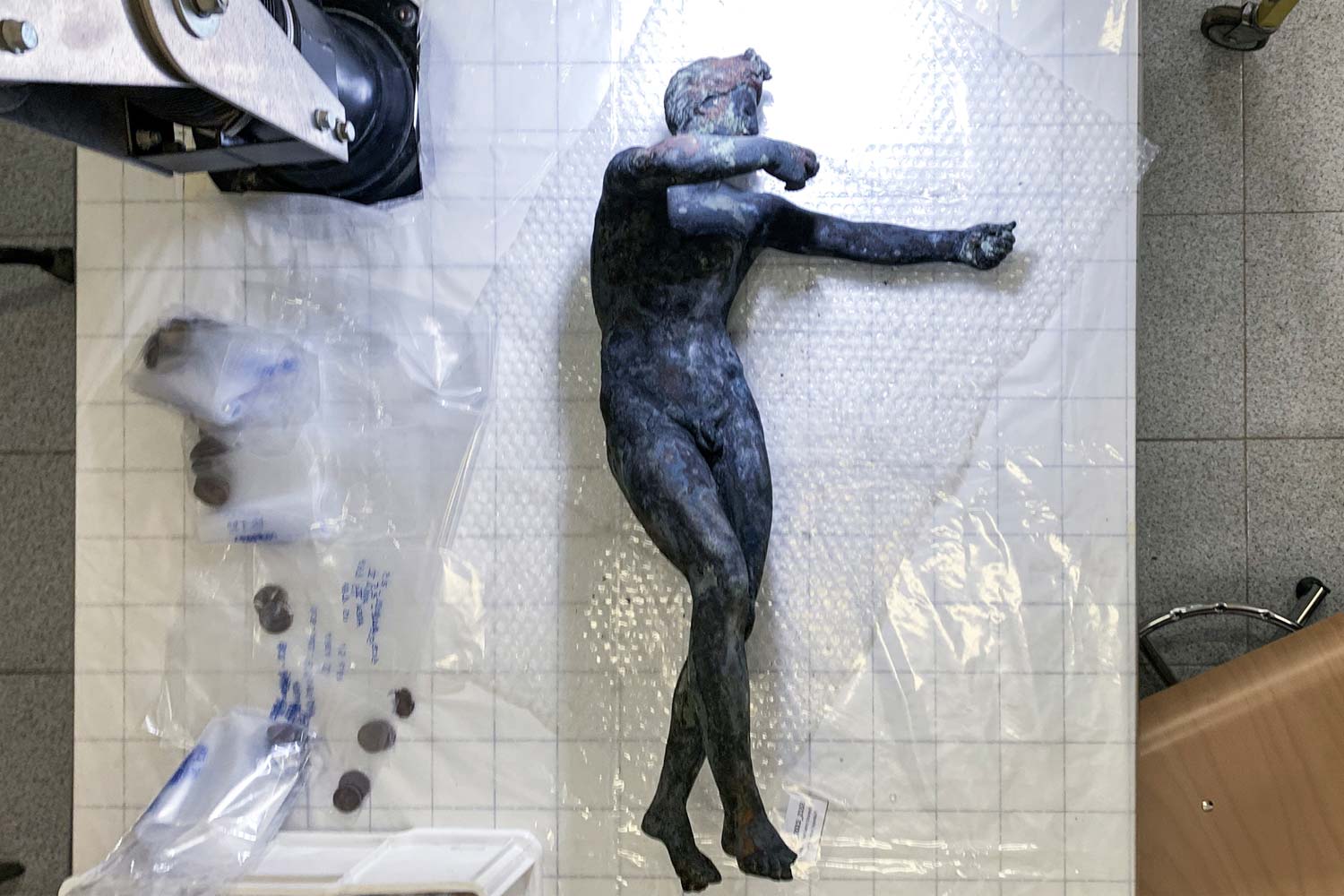 Le statue di bronzo scoperte a San Casciano dei Bagni Le statue di bronzo scoperte a San Casciano dei Bagni