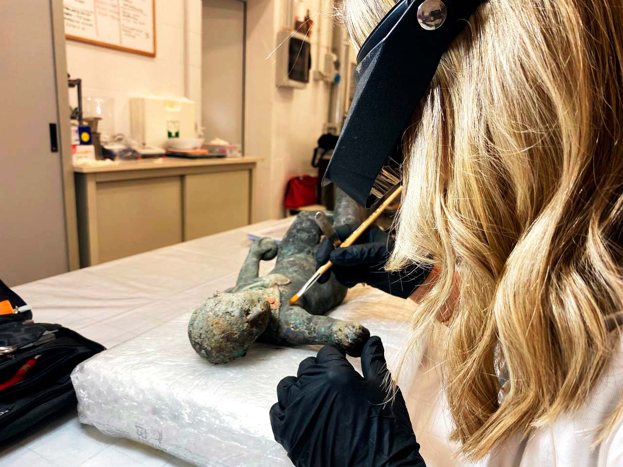 Le statue di bronzo scoperte a San Casciano dei Bagni Le statue di bronzo scoperte a San Casciano dei Bagni