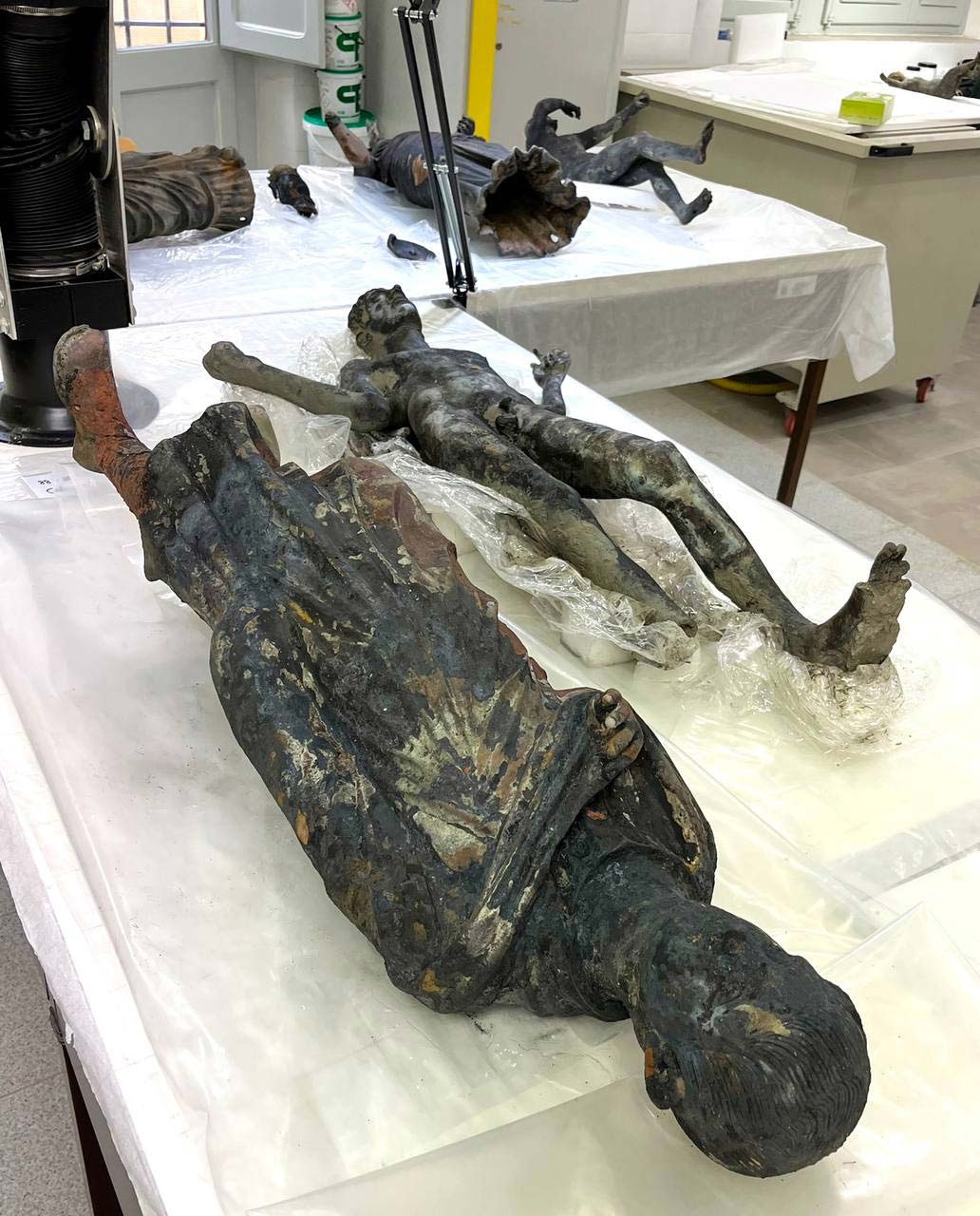 Le statue di bronzo scoperte a San Casciano dei Bagni Le statue di bronzo scoperte a San Casciano dei Bagni