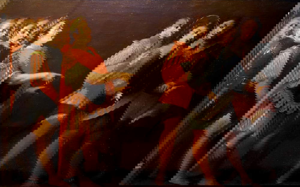 Ligurisch-piemontesischer Ambit, Szene aus dem Leben des Heiligen Sebastian