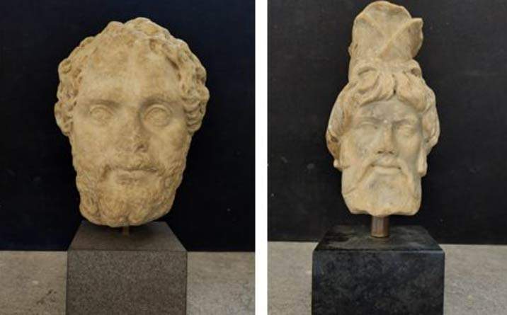 Carabinieri bring back to Italy two Roman sculptures stolen in 1985 in Santa Maria Capua Vetere 