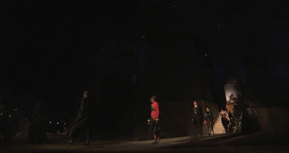 Sfilata di Gucci a Castel del Monte