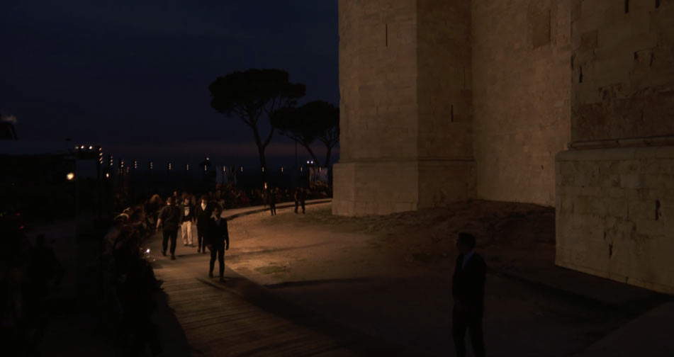 Sfilata di Gucci a Castel del Monte