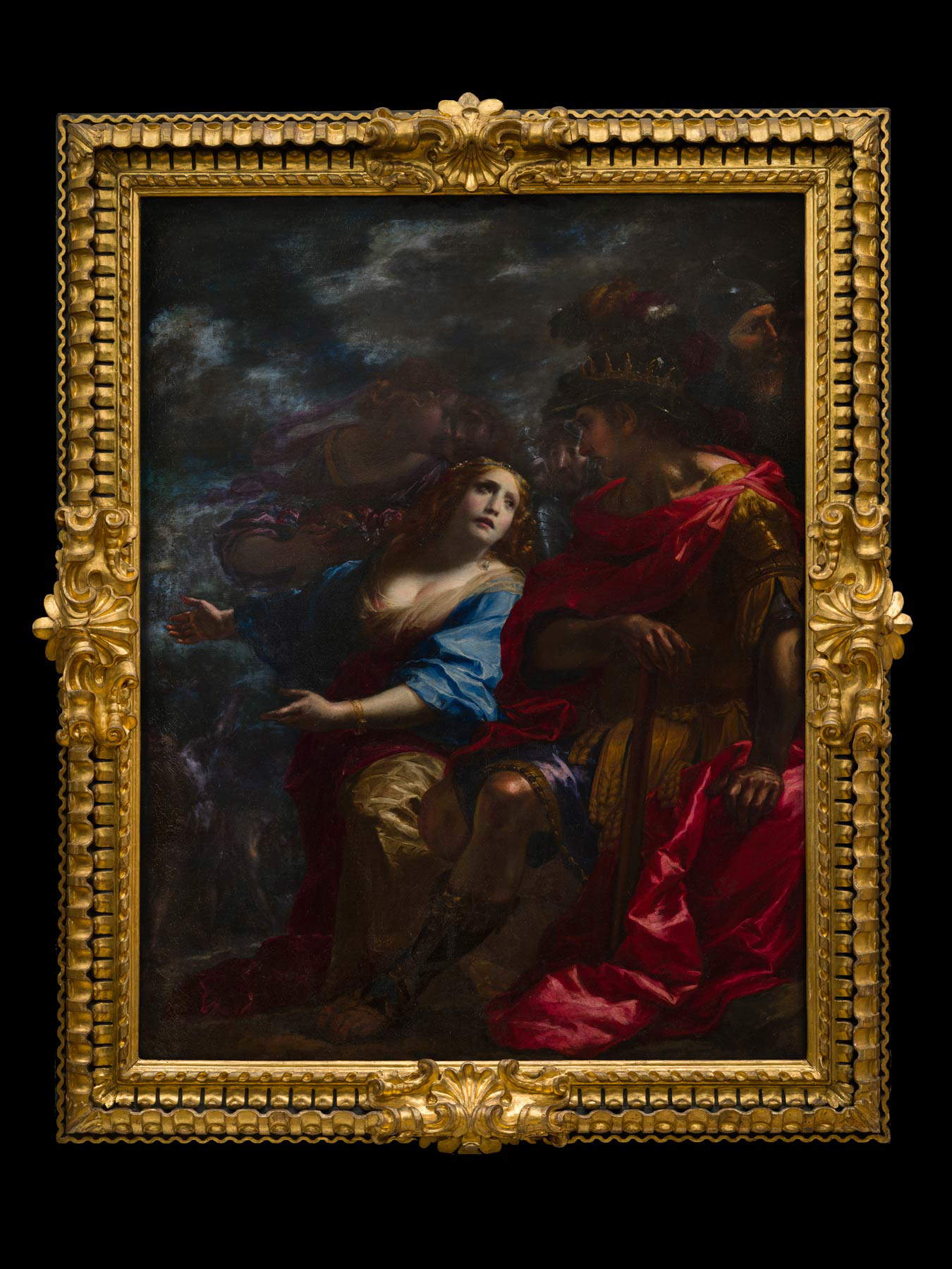 Simone Pignoni, David e Abigail (1658-1659; olio su tela; Archivio Patrimonio Artistico Intesa Sanpaolo). Foto di Ottaviano Caruso Simone Pignoni, David e Abigail (1658-1659; olio su tela; Archivio Patrimonio Artistico Intesa Sanpaolo). Foto di Ottaviano Caruso