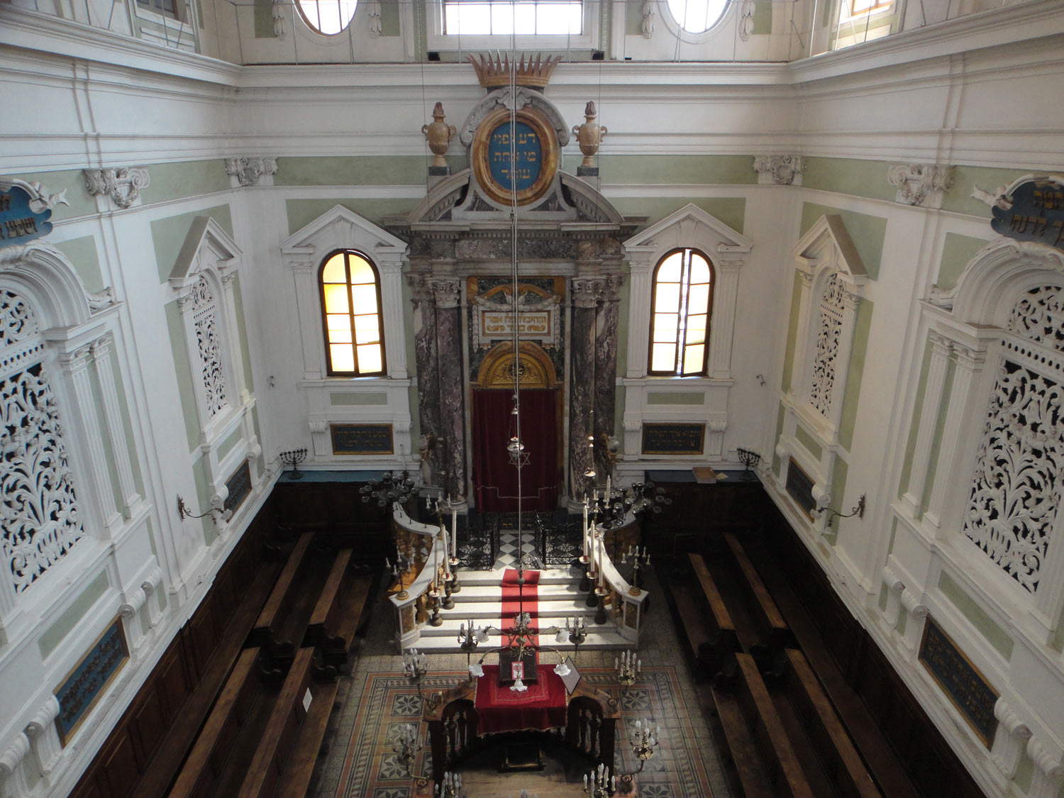 Synagogue de Sienne, intérieur Synagogue de Sienne, intérieur