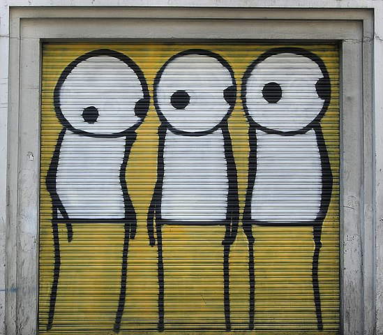 Graffiti de Stik Graffiti de Stik