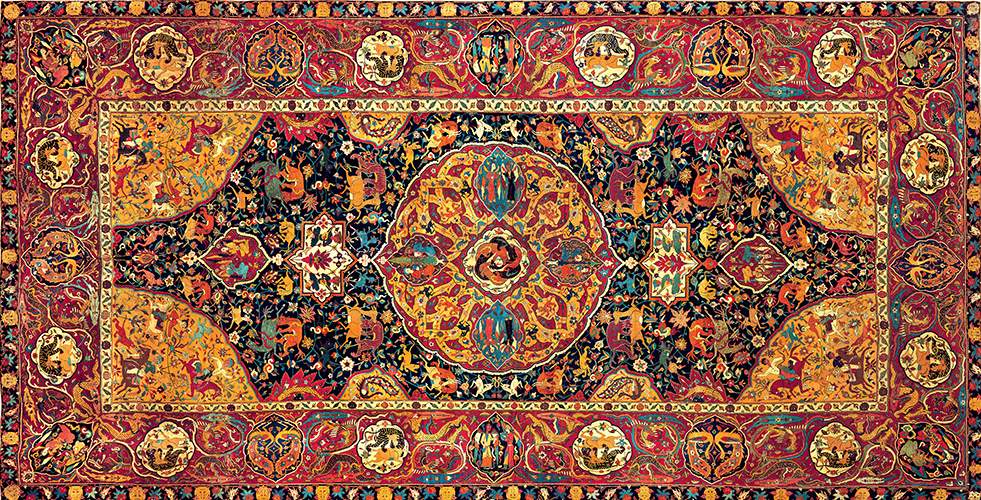 The world's most beautiful carpets and works of Safavid art arrive in Genoa