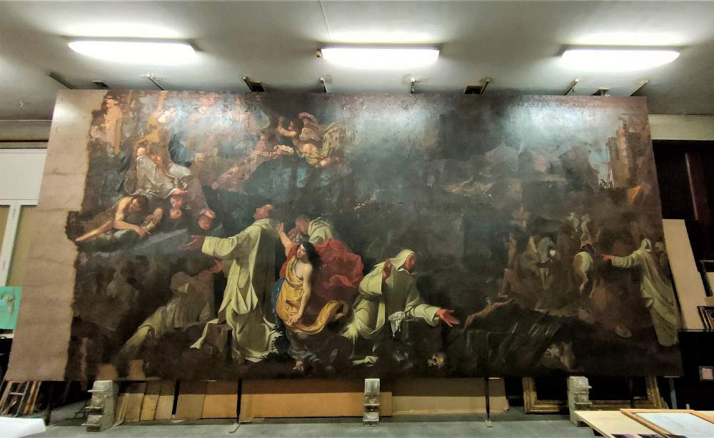 Ferrare: après 50 ans d'attente, la grande toile d'Avanzi sera récupérée et transférée à la Chartreuse 