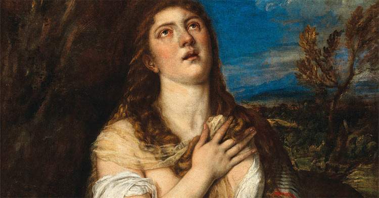 Titian's Magdalene that belonged to Christina of Sweden found. It will go to auction in May