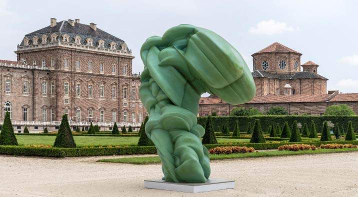 Tony Cragg's works arrive at Venaria Reale. Ten monumental sculptures