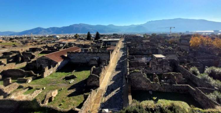 Pompeii, the Tower of Mercury, the highest point from which to view the ancient city, is accessible  