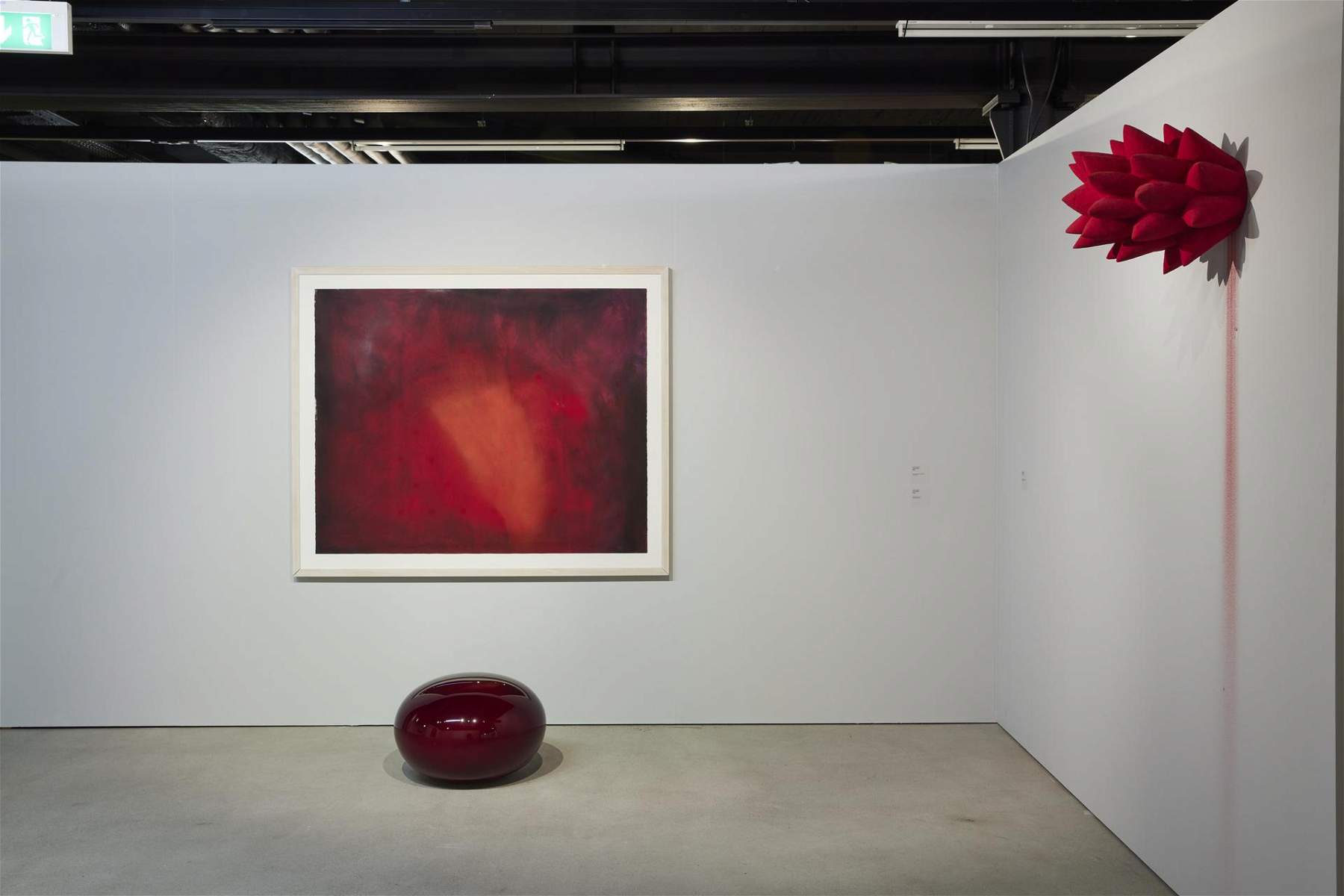 Lugano, la collection Olgiati offre un affichage centré sur le rouge