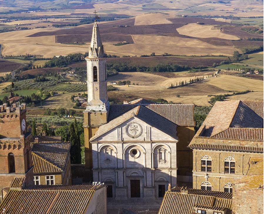 Fin de la campagne de restauration de la cathédrale de Pienza