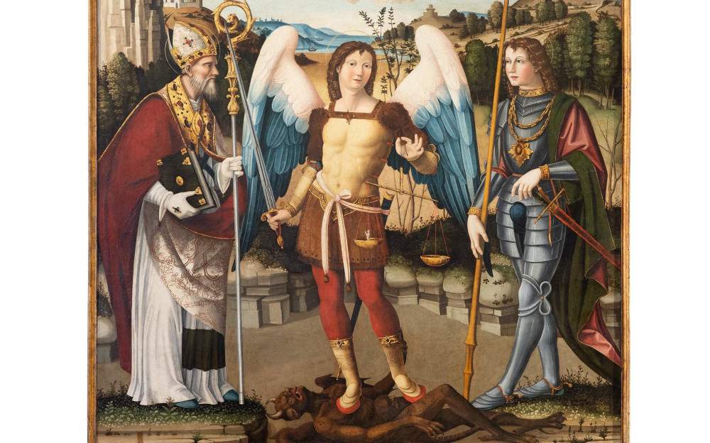 The cult of St. Michael the Archangel in art. The traveling exhibition passes through Ascoli Piceno 
