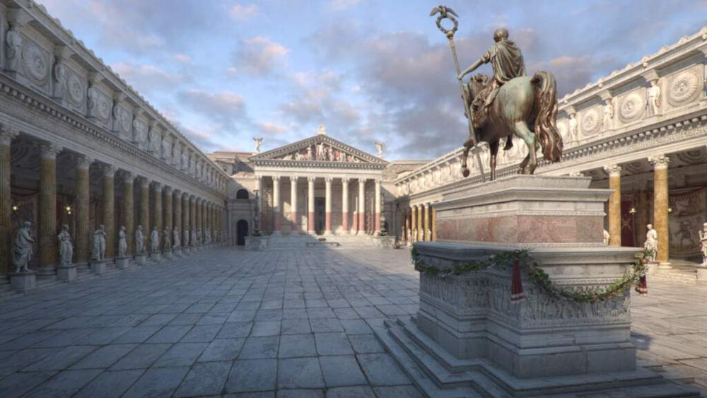 The first Virtual Reality Bus to travel in ancient Rome 2000 years ago arrives 