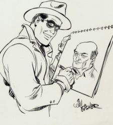 Donato agli Uffizi l'autoritratto di Will Eisner. In cambio a Lucca un disegno attribuito ad Agostino Carracci