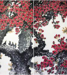 在佛罗伦萨，岭南画派领军人物、中国画家李芳远的选集展