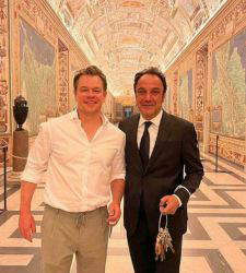 Matt Damon besucht die Vatikanischen Museen. "Michelangelo, wie aufregend!"