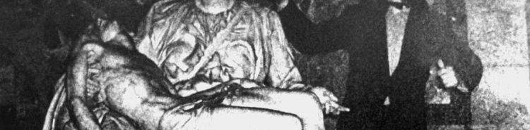 Mayo de 1972. Cuando L&aacute;szl&oacute; T&oacute;th intent&oacute; destruir la Piedad de Miguel &Aacute;ngel