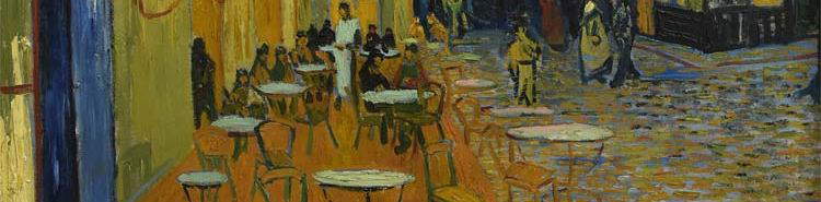 The Place du Forum caf&Atilde;&copy; in Arles: this is how Van Gogh makes the night more colorful than the day