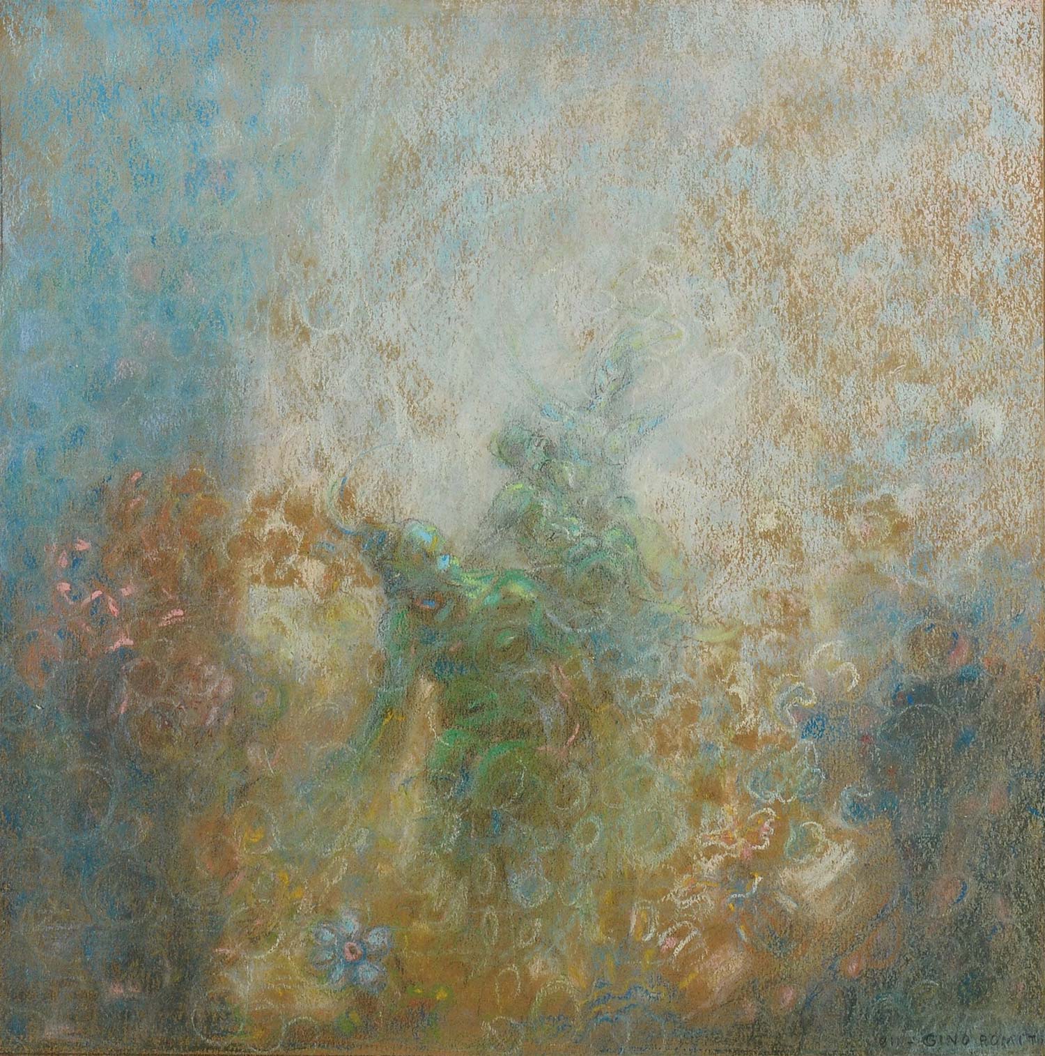 Gino Romiti, Meeresgrund (1911; Pastell auf Papier, 305 x 310 mm; Privatsammlung). Mit freundlicher Genehmigung von 800/900 Artstudio, Livorno Gino Romiti, Meeresgrund (1911; Pastell auf Papier, 305 x 310 mm; Privatsammlung). Mit freundlicher Genehmigung von 800/900 Artstudio, Livorno