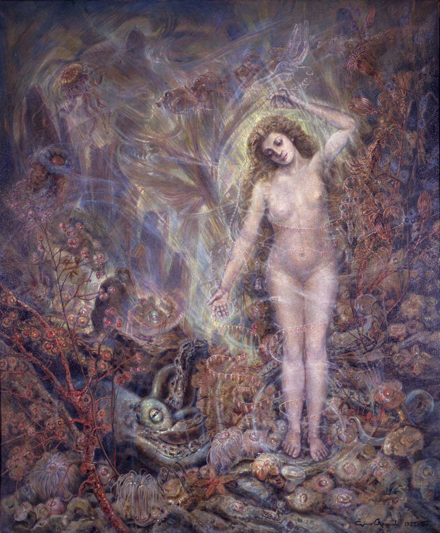Gino Romiti, Der Hinterhalt (1935; Öl auf Leinwand, 170 x 140 cm; Privatsammlung) Gino Romiti, Der Hinterhalt (1935; Öl auf Leinwand, 170 x 140 cm; Privatsammlung)