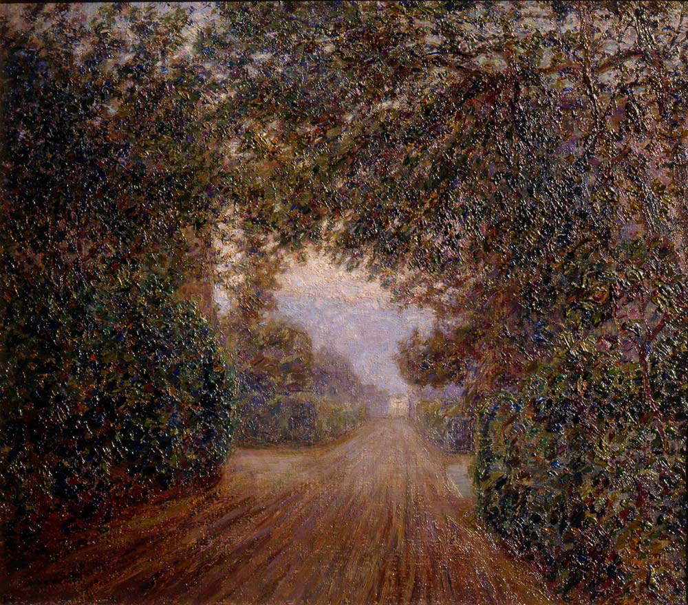 Gino Romiti, Dem Licht entgegen (1913; Öl auf Leinwand, 55 x 65,5 cm; Privatsammlung) Gino Romiti, Dem Licht entgegen (1913; Öl auf Leinwand, 55 x 65,5 cm; Privatsammlung)