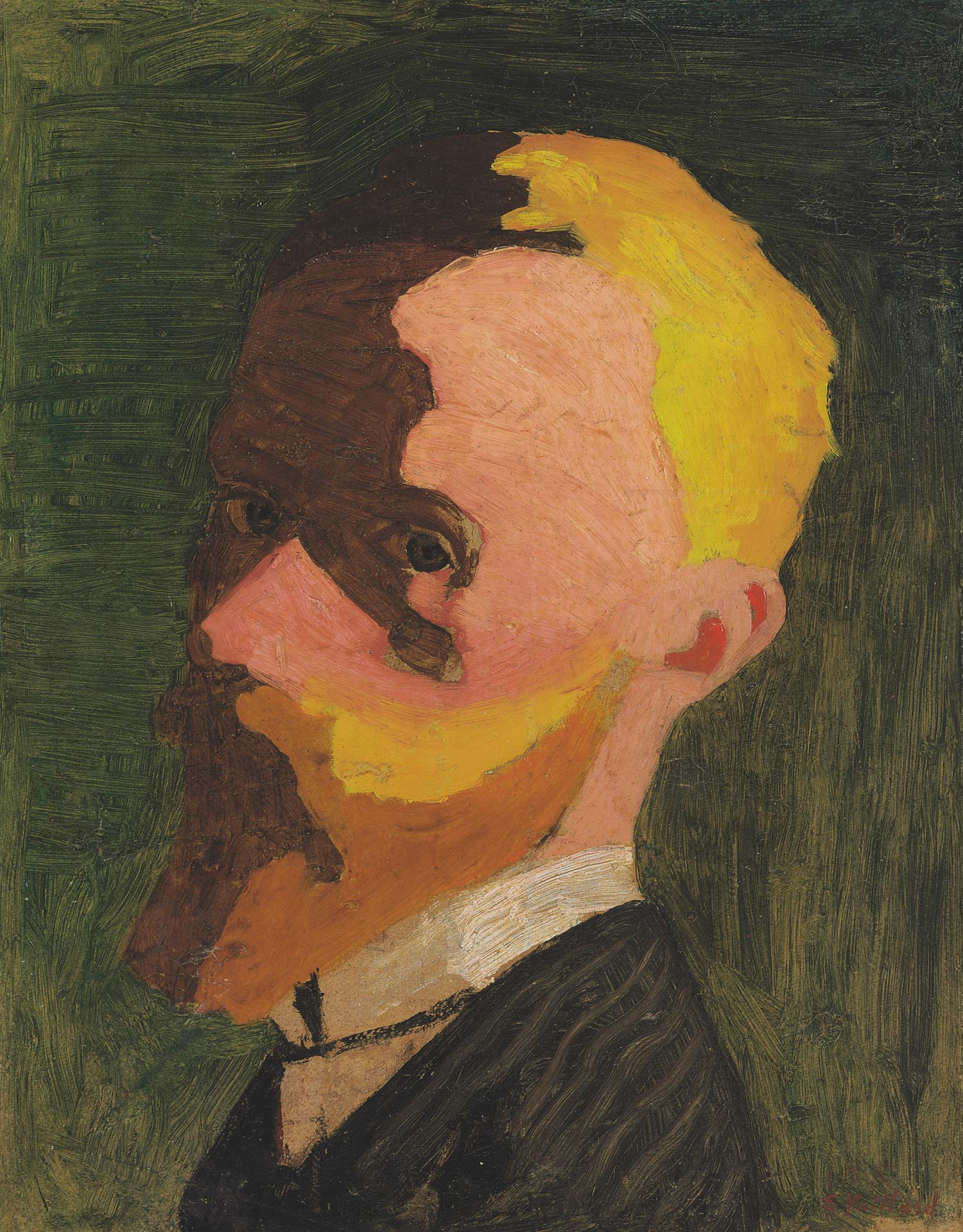 Édouard Vuillard, Autoritratto (1890 circa; olio su tavola, 35 x 27 cm; Collezione privata) Édouard Vuillard, Autoritratto (1890 circa; olio su tavola, 35 x 27 cm; Collezione privata)