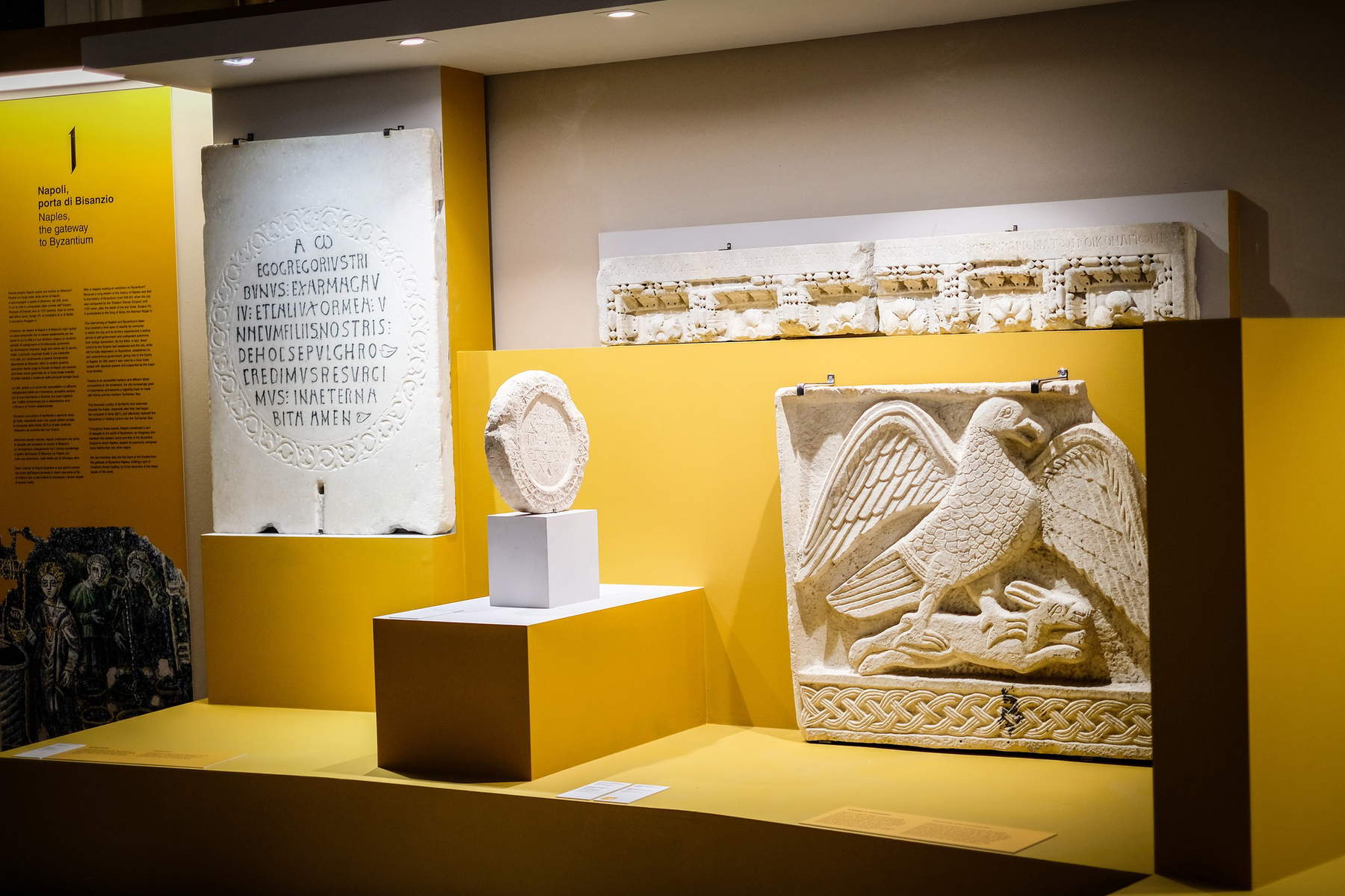 La exposición Bizantinos. Lugares, símbolos y comunidades de un imperio milenario La exposición Bizantinos. Lugares, símbolos y comunidades de un imperio milenario